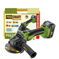 Akumulatorowa szlifierka kątowa Procraft PGA22-1B-C