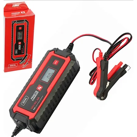 Ideal Praktik Charger 4 LCD Inteligentny Prostownik 6/12V 4A