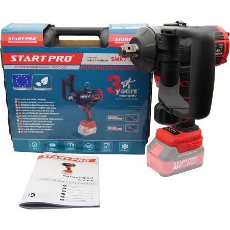 Klucz udarowy akumulatorowy StartPro SWK7-21H  2000Nm