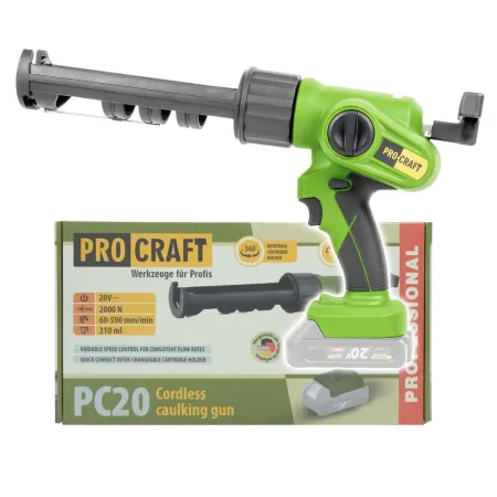 Akumulatorowy pistolet do silikonu Procraft PC20